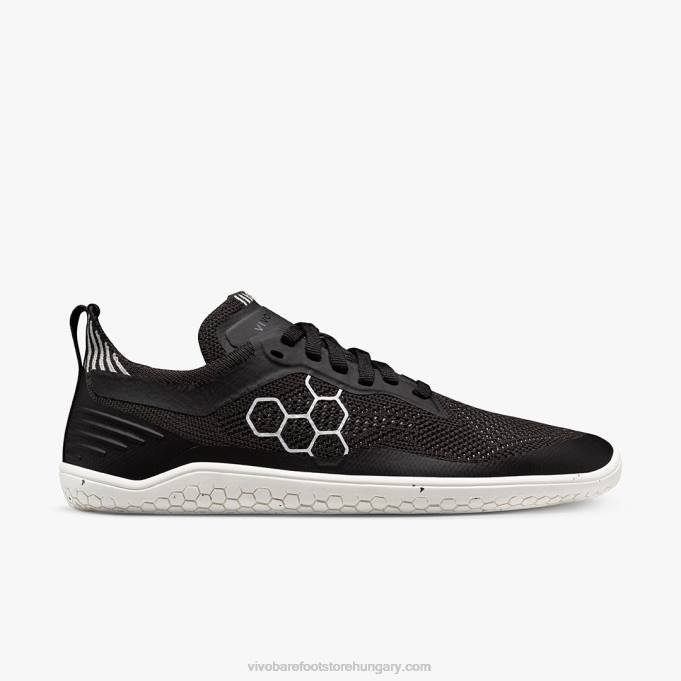 geo racer kötött férfiak Vivobarefoot R4VH71 obszidián