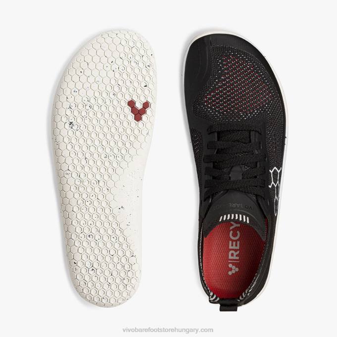 geo racer kötött férfiak Vivobarefoot R4VH71 obszidián