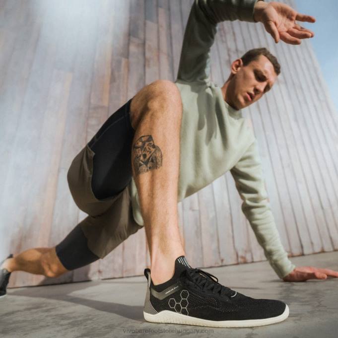 primus lite kötött férfiak Vivobarefoot R4VH1 obszidián