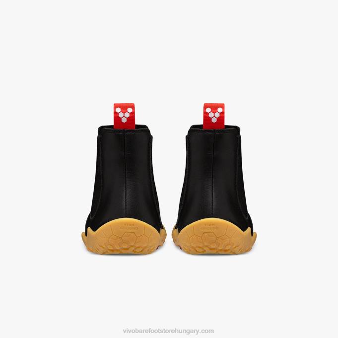 fulham ii juniorok Vivobarefoot R4VH189 obszidián