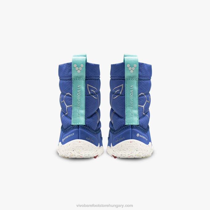 lumi x sarki angyalok kisgyermekek Vivobarefoot R4VH214 amparo kék