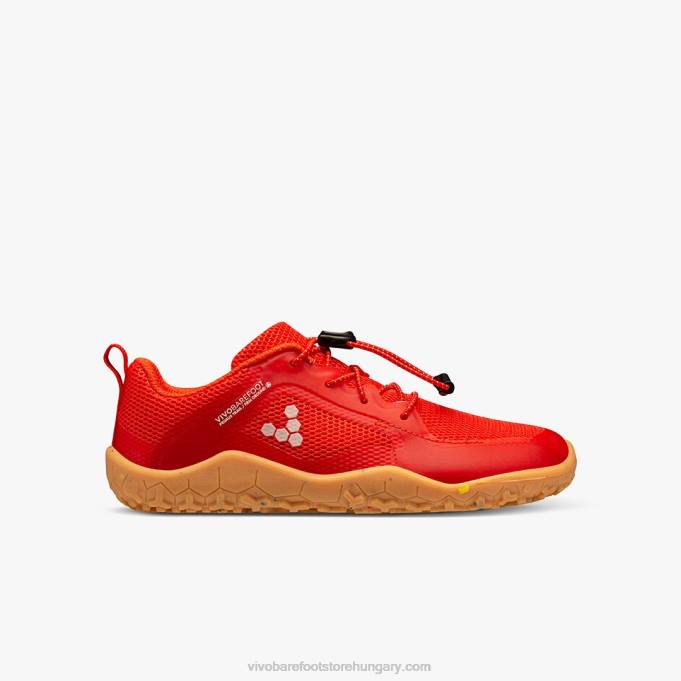 primus trail ii fg kids Vivobarefoot R4VH174 tüzes korall
