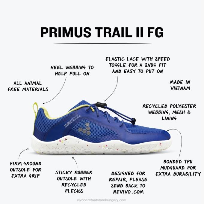 primus trail ii fg kids Vivobarefoot R4VH175 amparo kék