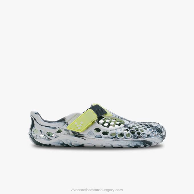 ultra bloom juniorok Vivobarefoot R4VH201 obszidián-fehér