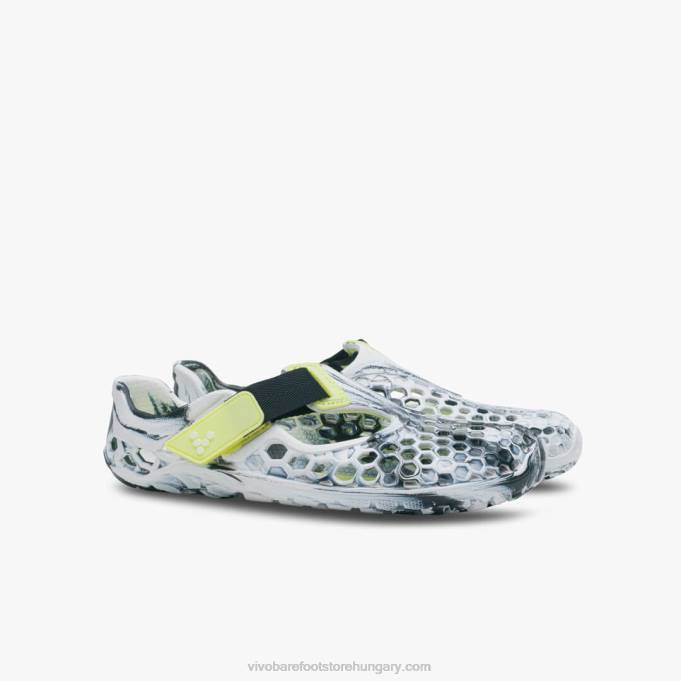 ultra bloom juniorok Vivobarefoot R4VH201 obszidián-fehér