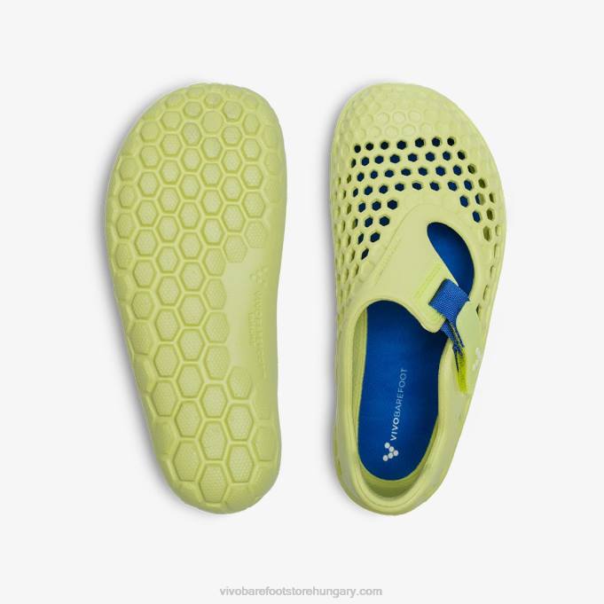 ultra virágos gyerekek Vivobarefoot R4VH199 napfényes mész