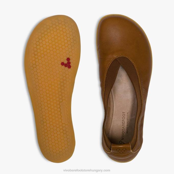 opanka balerina nők Vivobarefoot R4VH94 Cser