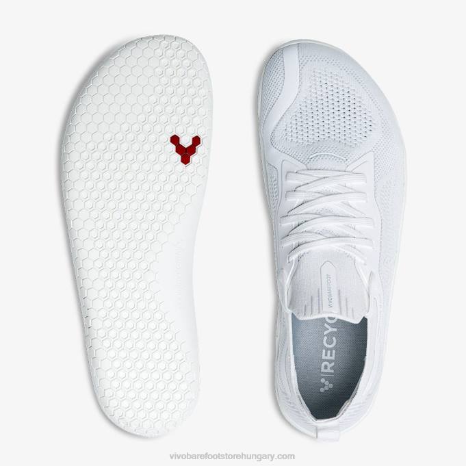 primus lite kötött nők Vivobarefoot R4VH85 fényes fehér