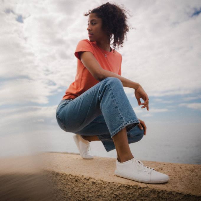 geo bíróság iii nők Vivobarefoot R4VH128 törtfehér-rózsaszín