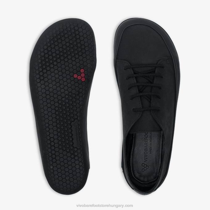 opanka tornacipő női Vivobarefoot R4VH134 obszidián